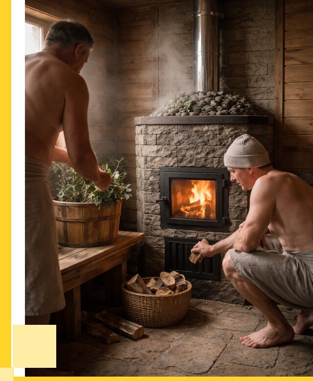 Банные печи под ключ в Черногорске от 45932 р. | ЭриданЧрн кирпичная