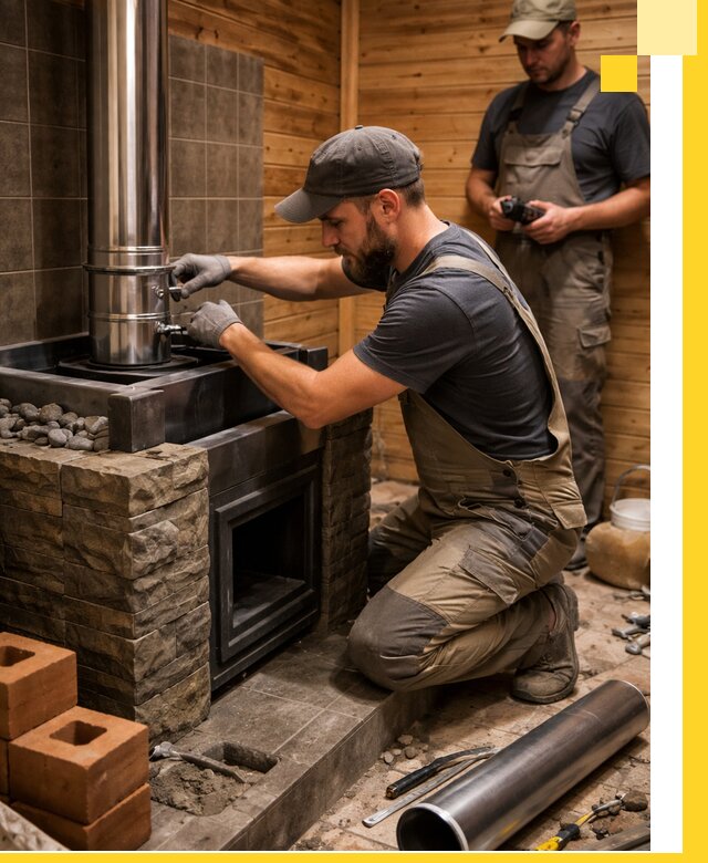 Изготовление и установка банных печей под ключ в Черногорске