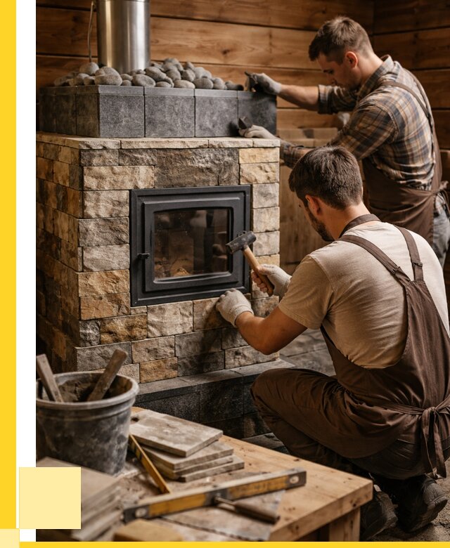 Облицовка банной печи в Черногорске от 15311 р. | ЭриданЧрн