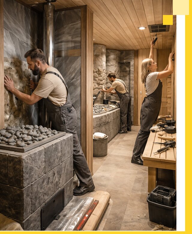 Строительство бань и SPA процедур в Черногорске под ключ и отделкой