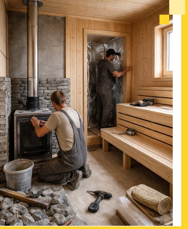 Строительство и изготовление бань под ключ в Черногорске