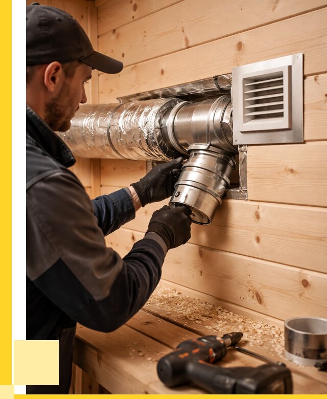 Монтаж вентиляции бани в Черногорске от 12248 р. | ЭриданЧрн