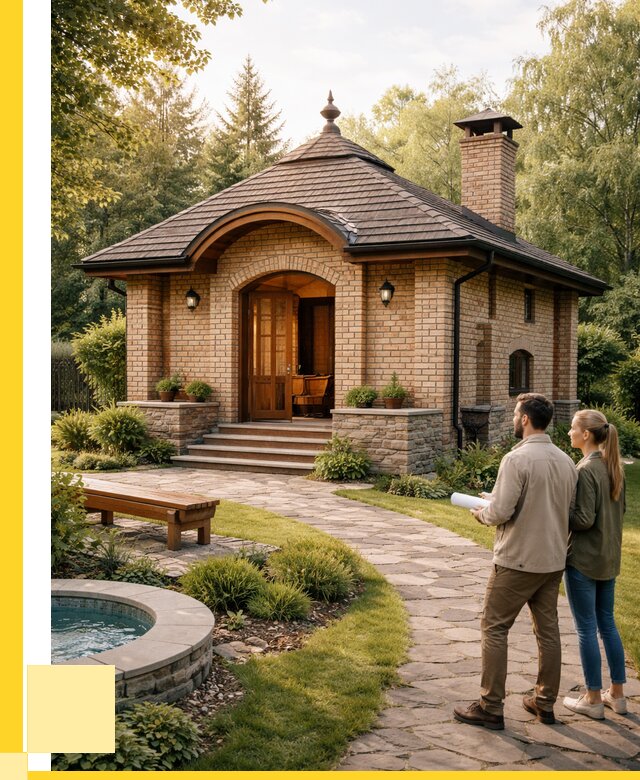 Проект кирпичной бани в Черногорске от 30621 р. | ЭриданЧрн