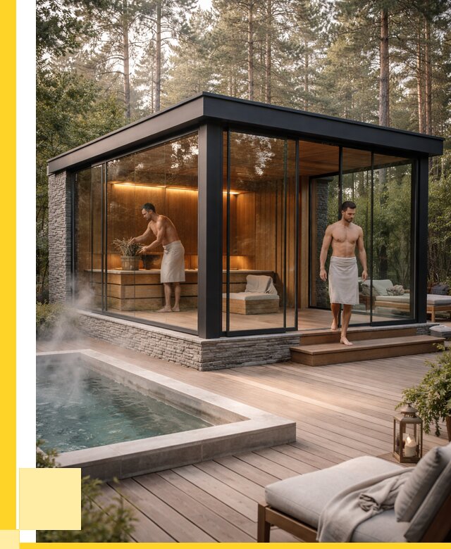 Стеклянные бани и двери в Черногорске от 459315 р. | ЭриданЧрн