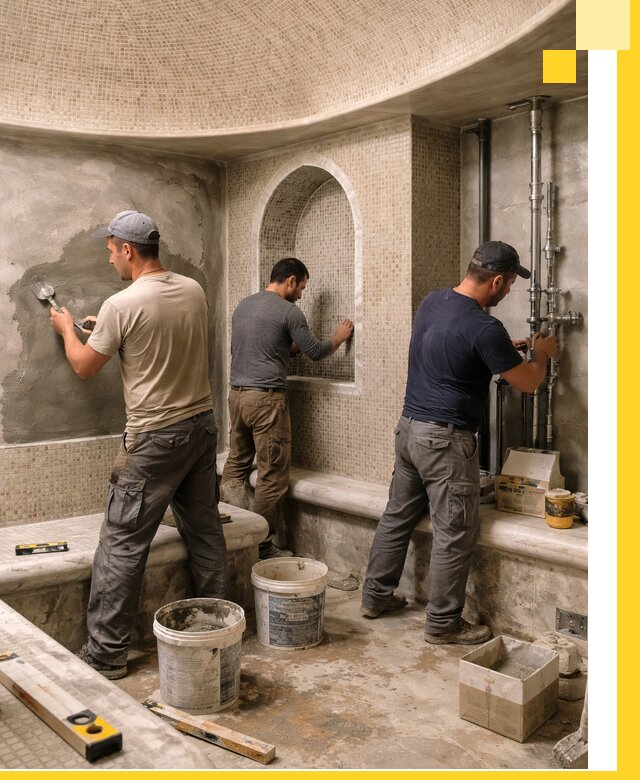 Профессиональный монтаж хамамов под ключ в Черногорске с гарантией