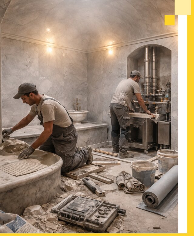 Строительство турецких бань хаммам под ключ в Черногорске