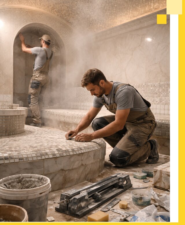 Профессиональный дизайн хамама и SPA под ключ в Черногорске