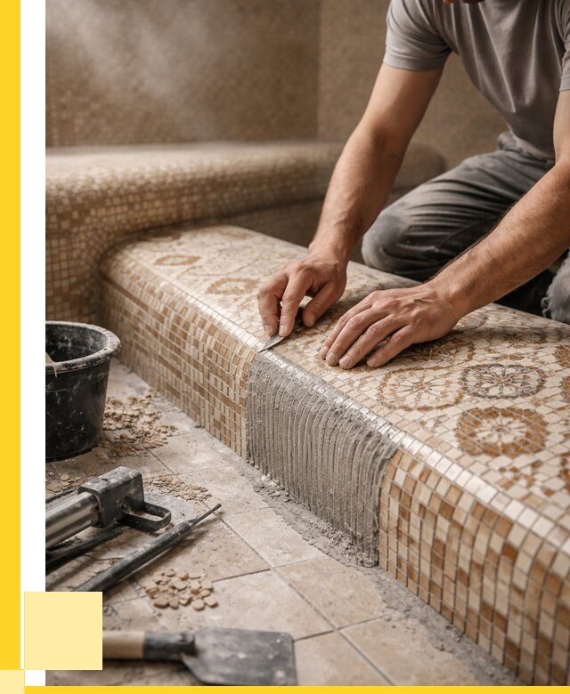 Плитка для хамама под ключ в Черногорске от 3572 р. | ЭриданЧрн